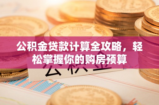 虎林公积金贷款计算全攻略，轻松掌握你的购房预算