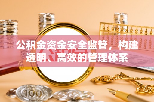 虎林公积金资金安全监管，构建透明、高效的管理体系