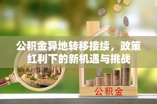 虎林公积金异地转移接续，政策红利下的新机遇与挑战