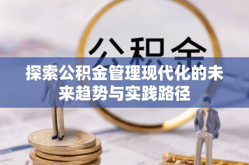 虎林探索公积金管理现代化的未来趋势与实践路径